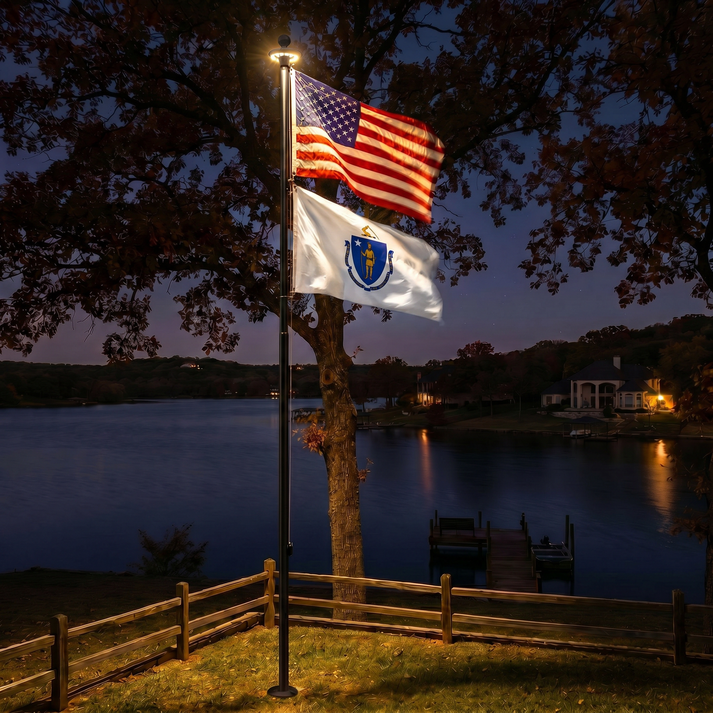 Massachusetts State Flag - 3x5 ft