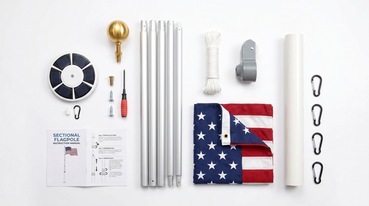 Telescopic vs. Sectional Flagpole: What’s the Difference?