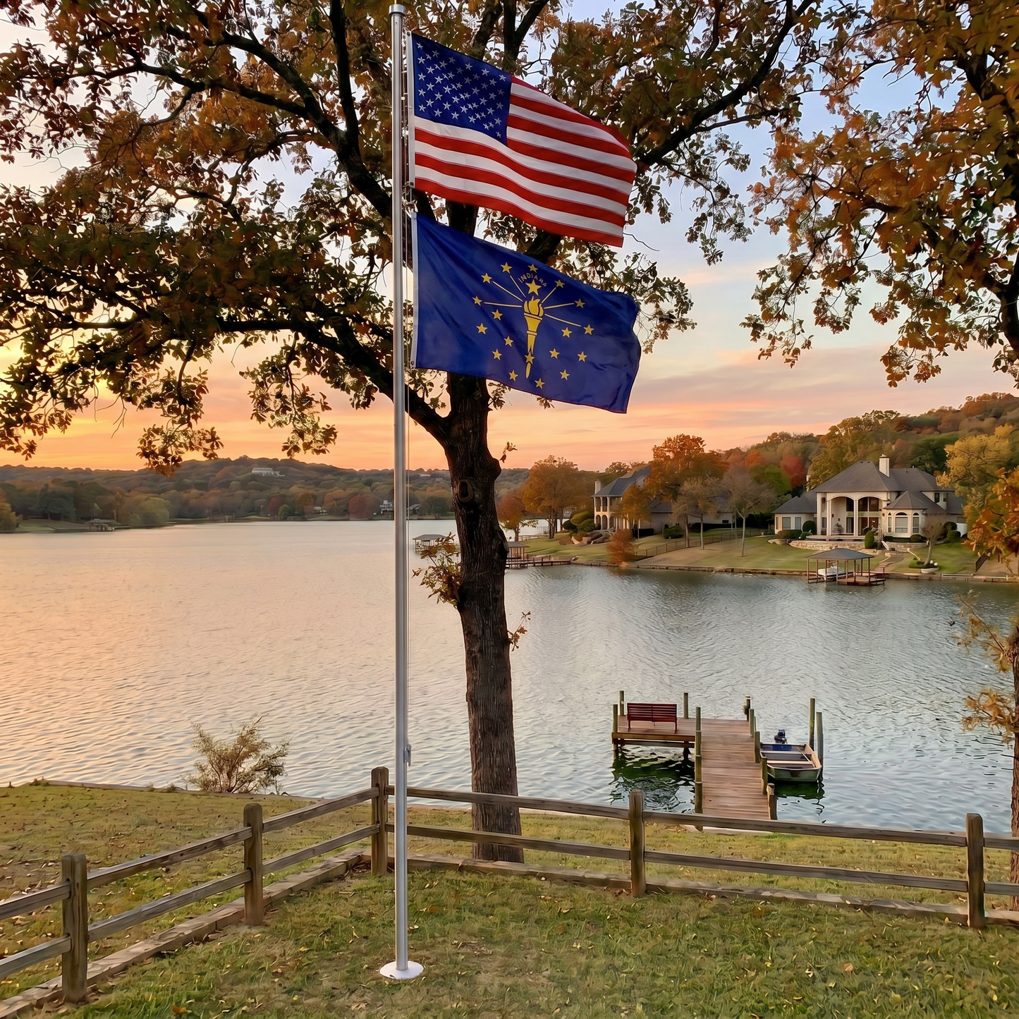 Indiana State Flag - 3x5 ft