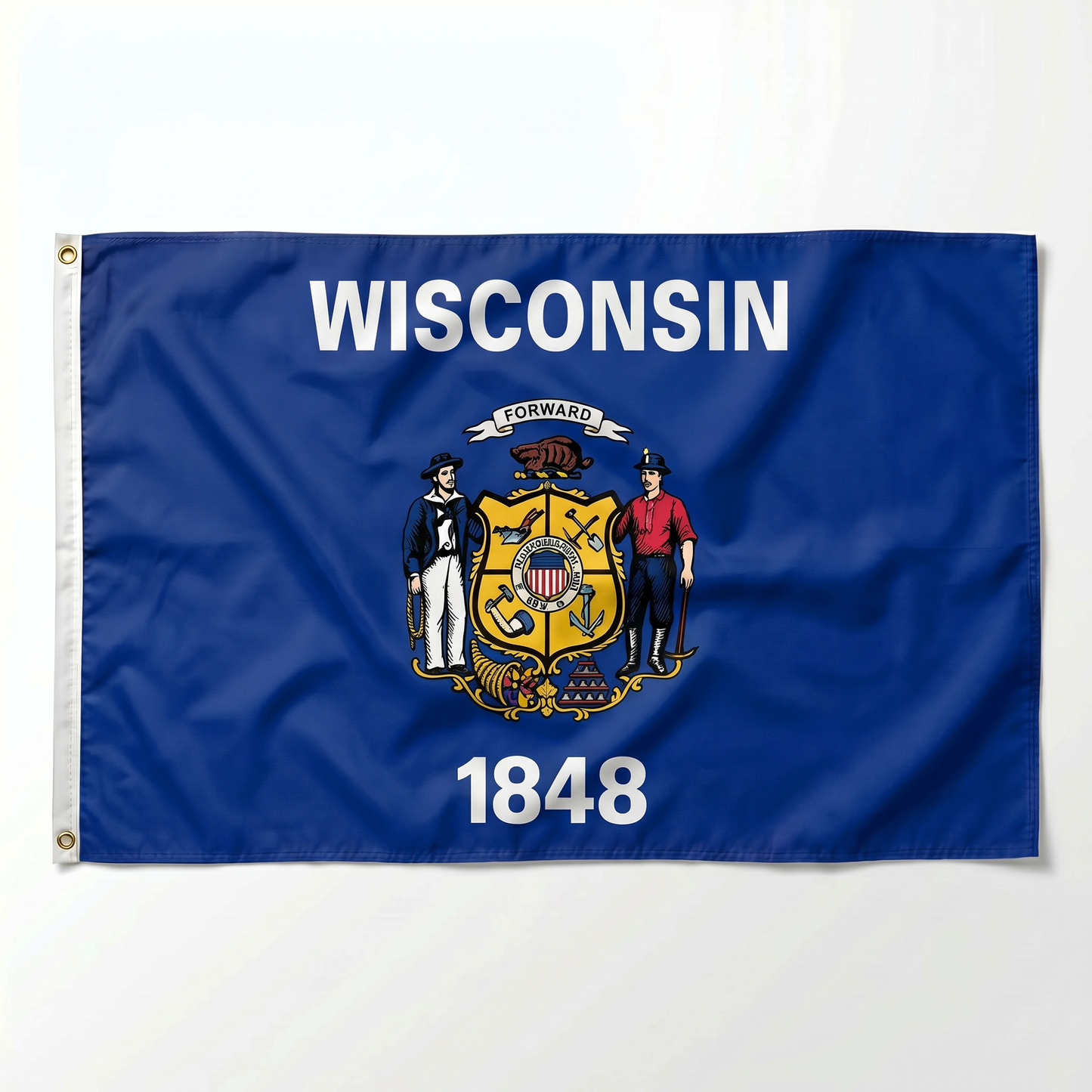 Wisconsin State Flag - 3x5 ft