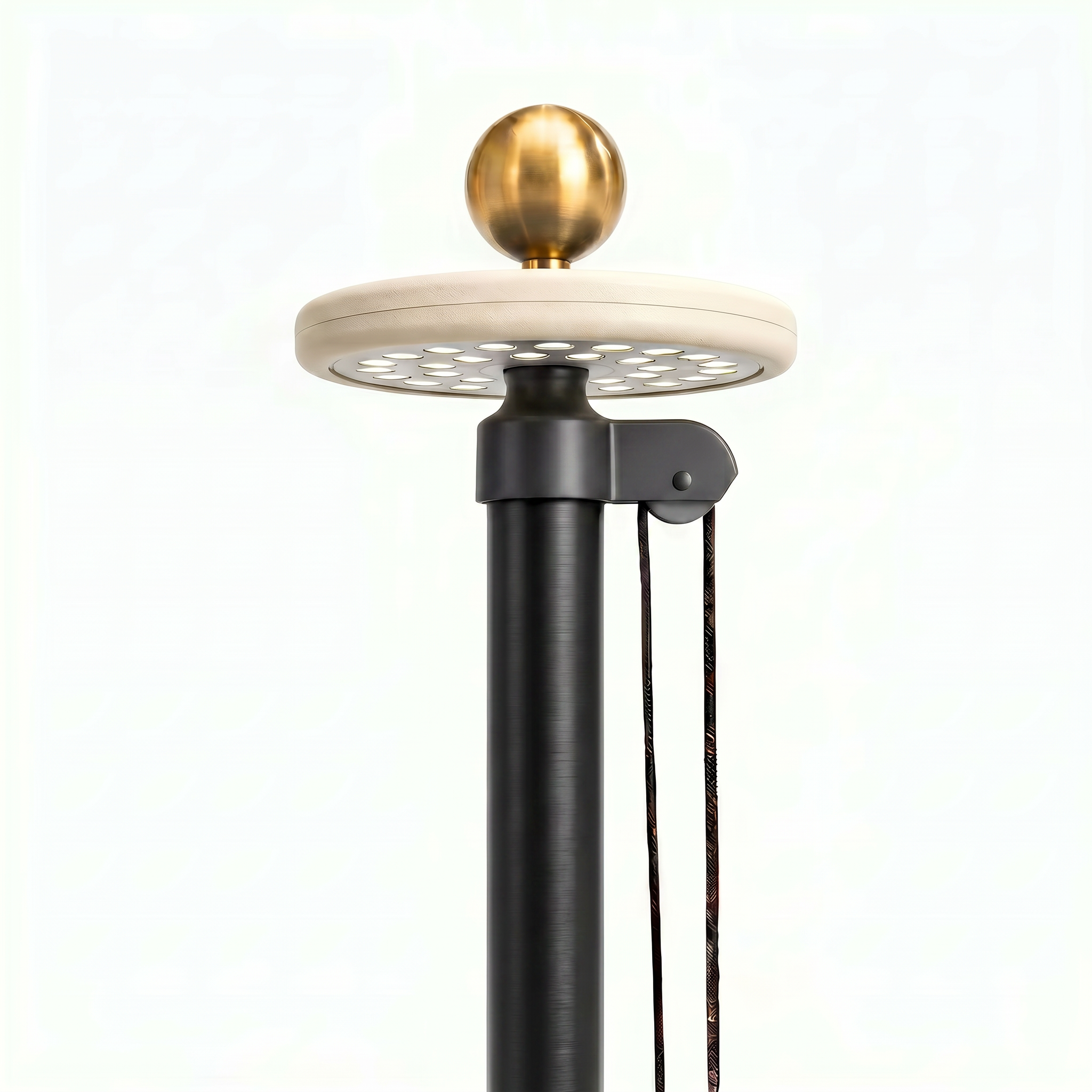 Heavy-Duty Black Sectional Flagpole
