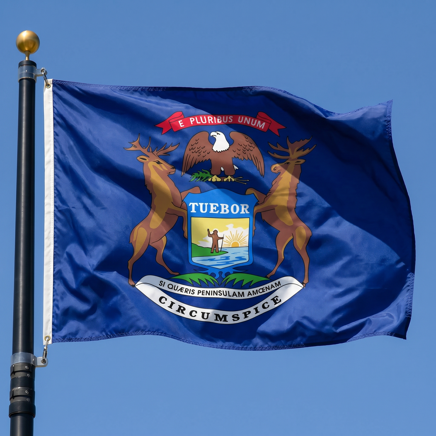 Michigan State Flag - 3x5 ft