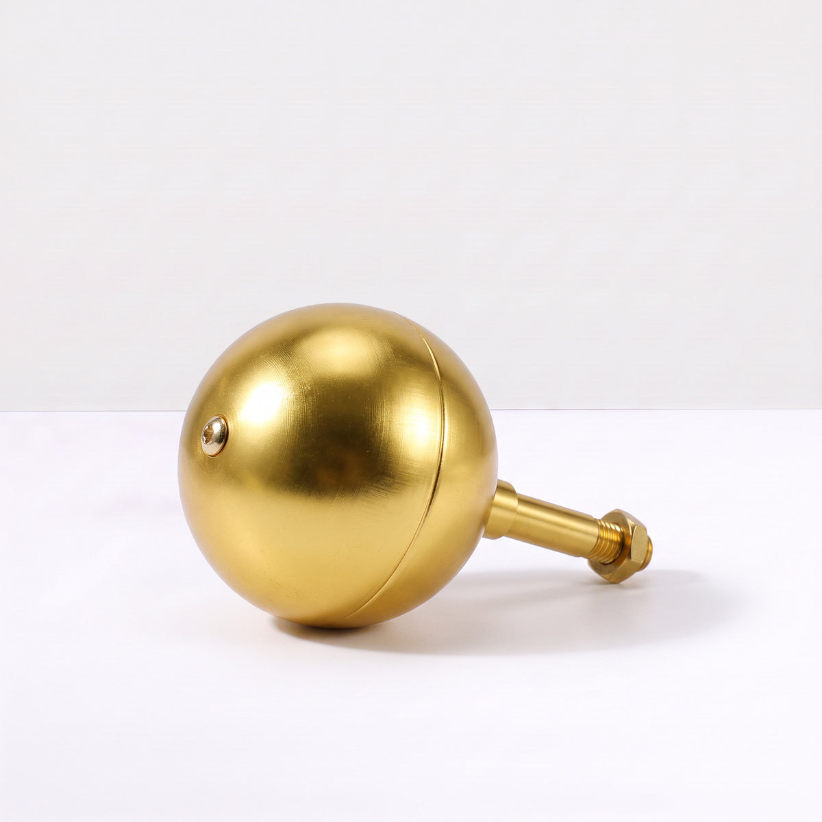 Complete Flagpole Repair Kit — 3" Gold Ball Topper, Pulley Truck, Cleat & Halyard