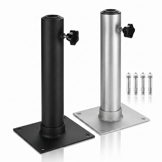 Heavy-Duty Deck Mount Flagpole Base