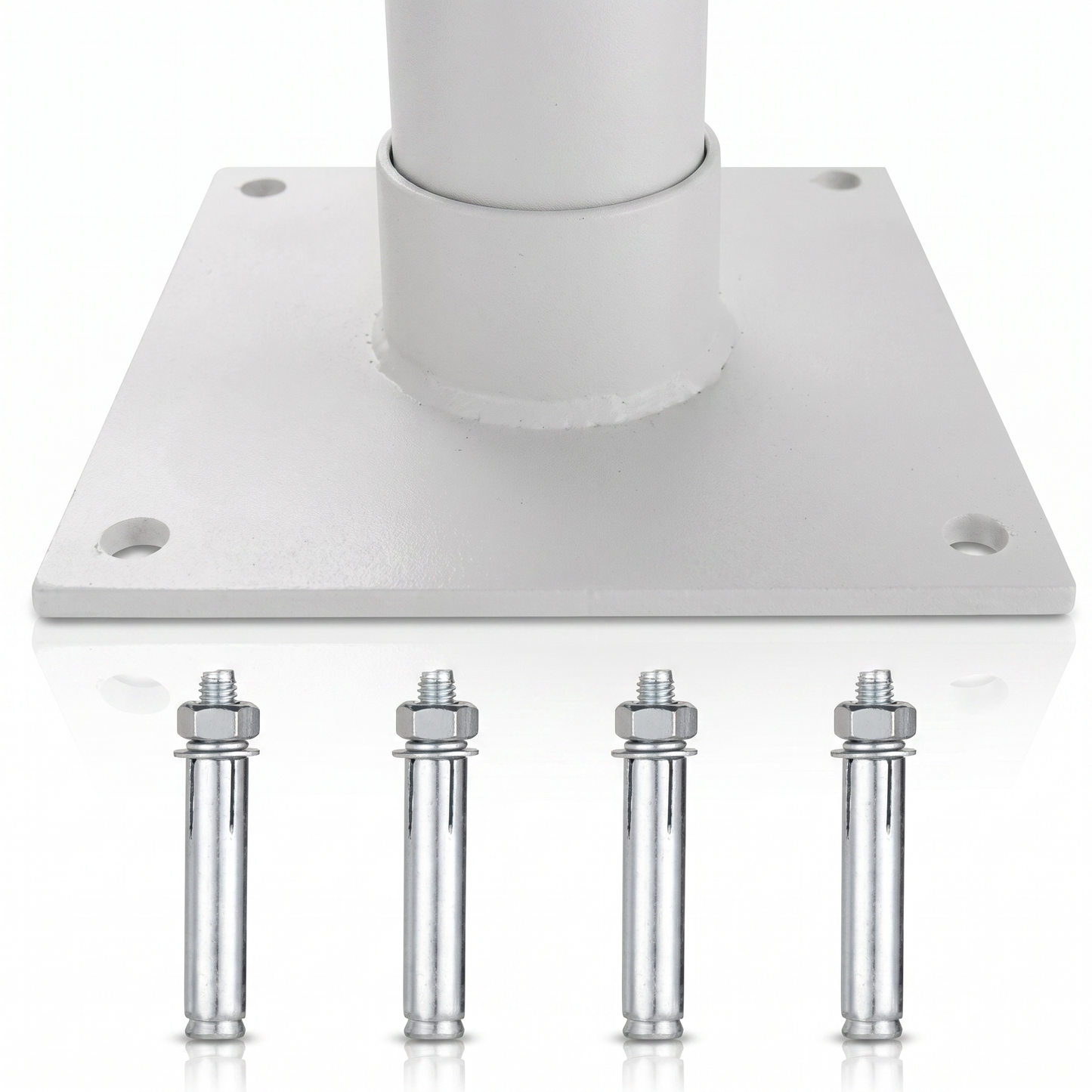 Heavy-Duty Deck Mount Flagpole Base