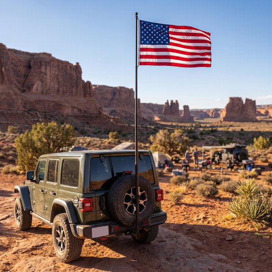 Trailer Hitch Mount for Flagpole