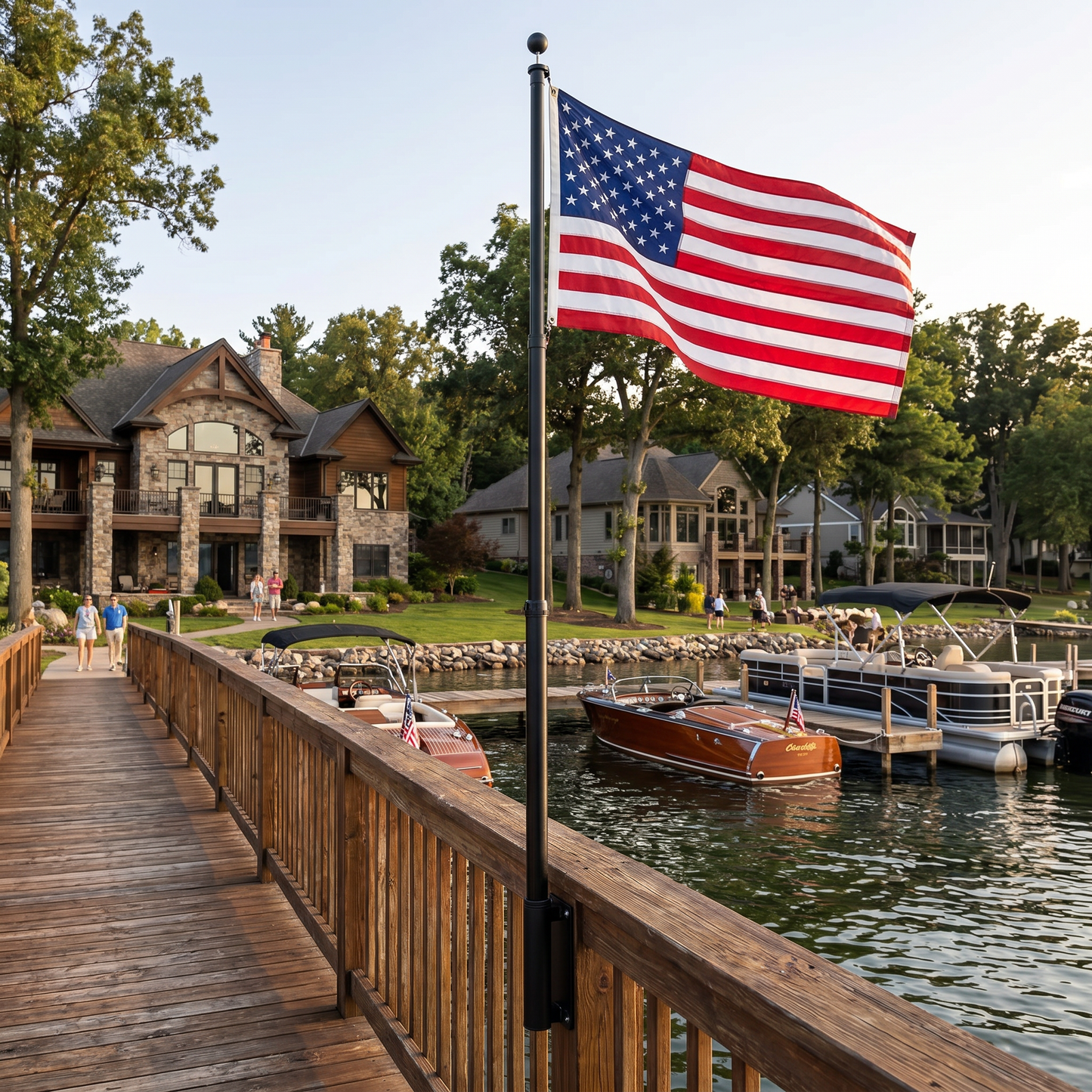Universal Deck Mount Flagpole Holder