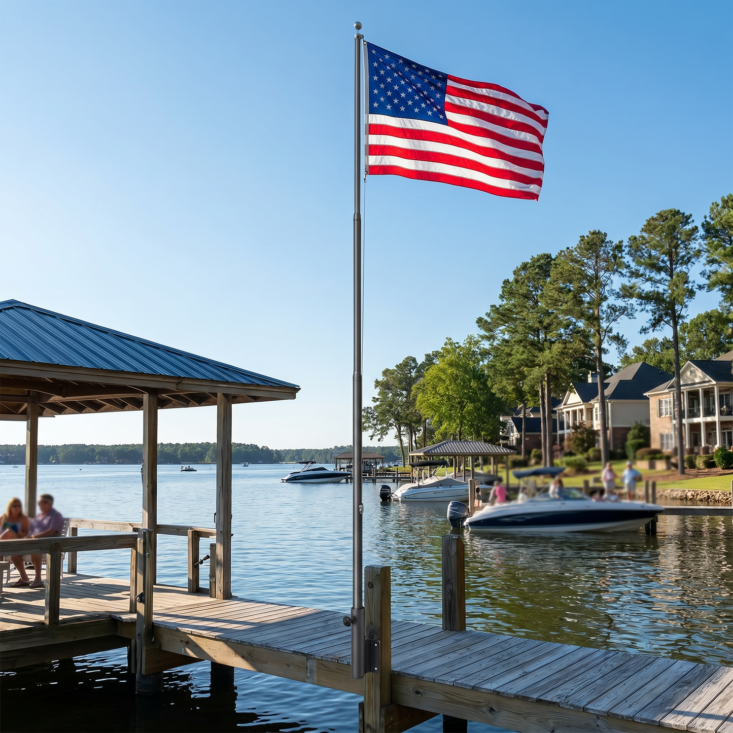 Universal Deck Mount Flagpole Holder